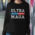 Ultra Mega Patriotic Trump 2024 Republicans American Flag Cute Gift Sweatshirt Gifts for Her