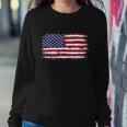 Us Flag Vintage Merican Independence Day On 4Th Of July Great Gift Sweatshirt Gifts for Her