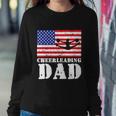 Usa American Distressed Flag Cheerleading Dad Men For Him Great Gift Sweatshirt Gifts for Her