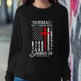 Usa Flag Normal Isnt Coming Back But Jesus Is Revelation Sweatshirt Gifts for Her