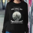 Uss Coral Sea Cv 43 Front Style Sweatshirt Gifts for Her