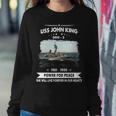 Uss John King Ddg Sweatshirt Gifts for Her