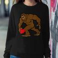 Valentines Day Bigfoot Heart Sasquatch Sweatshirt Gifts for Her