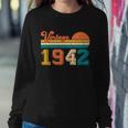 Vintage 1942 Retro Funny 80Th Birthday Gift Sweatshirt Gifts for Her