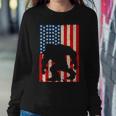 Vintage Bigfoot American Flag Tshirt Sweatshirt Gifts for Her