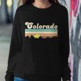 Vintage Colorado Mountain Sunset Tshirt Sweatshirt Gifts for Her