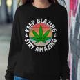 Vintage Keep Blazing Stay Amazing Sweatshirt Gifts for Her