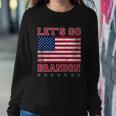 Vintage Lets Go Brandon American Flag Tshirt Sweatshirt Gifts for Her