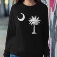 Vintage South Carolina Flag Palmetto Moon Sweatshirt Gifts for Her