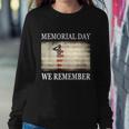 We Remember Funny Gift Salute Military Memorial Day Cute Gift Sweatshirt Gifts for Her