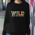 Wild About My Students Proud Teacher Graphic Plus Size Shirt For Teacher Female Sweatshirt Gifts for Her