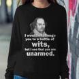 William Shakespeare Wits Quote Tshirt Sweatshirt Gifts for Her
