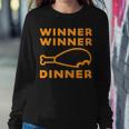 Winner Winner Chicken Dinner Funny Gaming Sweatshirt Gifts for Her