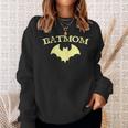 Womens Batmom Super Hero Proud Mom Halloween Costume Gift Men Women Sweatshirt Graphic Print Unisex Gifts for Her