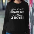 You Cant Scare Me I Have 3 Boys Tshirt Sweatshirt Gifts for Her