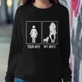 Your Wife My Wife French Bulldog Funny Frenchie For Husband Sweatshirt Gifts for Her