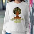 Black African American Melanin Afro Queen November Birthday Sweatshirt Gifts for Her