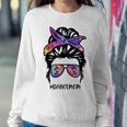Dance Mom Messy Bun Hair Funny Mothers Day V2 Sweatshirt Gifts for Her