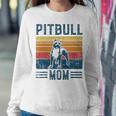 Dog Pitbull Mom  Vintage Pitbull Mom  Sweatshirt Gifts for Her