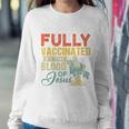 Fully Vaccinated By The Blood Of Jesus Funny Christian Tshirt Sweatshirt Gifts for Her