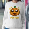 Kids Peyton Kids Pumpkin Halloween Sweatshirt Gifts for Her