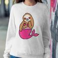 Mermaid Sloth Cute Sloth Sweatshirt Gifts for Her