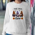 The Boo Crew Gnomes Halloween Pumpkins Sweatshirt Gifts for Her