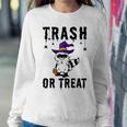 Trash Or Treat Funny Trash Panda Witch Hat Halloween Costume Sweatshirt Gifts for Her