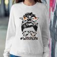 Witch-Life Halloween Messy Bun Witchlife Bandana Women Girl Sweatshirt Gifts for Her