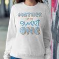 Womens Mother Of The Sweet One Donut Boy 1St Birthday Party Mommy Sweatshirt Gifts for Her