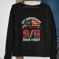 20Th Anniversary 9 11 Never Forget America Patriot Day Sweatshirt Gifts for Old Women