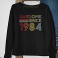 38Th Birthday 1984 Made In 1984 Awesome Since 1984 Birthday Gift Sweatshirt Gifts for Old Women