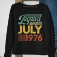46 Years Old Gifts Legend Since July 1976 46Th Birthday Men Women Sweatshirt Graphic Print Unisex Gifts for Old Women