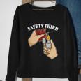 4Th Of July Firecracker Safety Third Funny Fireworks Gift Sweatshirt Gifts for Old Women