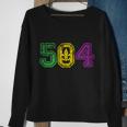 504 New Orleans Mardi Gras Sweatshirt Gifts for Old Women