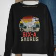 6 Year Old Dinosaur Birthday 6ThRex Dino Six Saurus Meaningful Gift Sweatshirt Gifts for Old Women