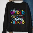 A World With Kindness Autism Awareness Sweatshirt Gifts for Old Women