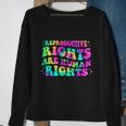 Aesthetic Reproductive Rights Are Human Rights Feminist V4 Sweatshirt Gifts for Old Women