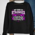 Allergic Oesophagitis Awareness Ribbon Gift For Eoe Patients Sweatshirt Gifts for Old Women