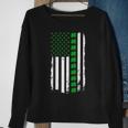 American Irish Clover Flag St Patricks Day Sweatshirt Gifts for Old Women