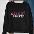 American Lawn Gnomes Usa Go America Sweatshirt Gifts for Old Women