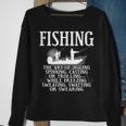 Art Of Fishing Sweatshirt Gifts for Old Women