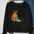 Autumn Leaves Pumpkins Please Thanksgiving Quote Sweatshirt Gifts for Old Women