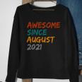 Awesome Since August V19 Sweatshirt Gifts for Old Women