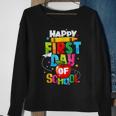 Back To School Teachers Kids Child Happy First Day Of School Sweatshirt Gifts for Old Women