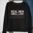 Bbq Grillmaster Men Real Men Smell Like Barbecue Tshirt Sweatshirt Gifts for Old Women