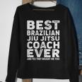 Best Coach Ever And Bought Me This Jiu Jitsu Coach Sweatshirt Gifts for Old Women