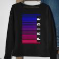 Bi Pride Barcode Bisexual Sweatshirt Gifts for Old Women
