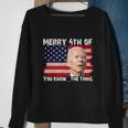 Biden Dazed Merry 4Th Of You KnowThe Thing Tshirt Sweatshirt Gifts for Old Women