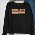 Blacksmith Funny Job Title Profession Birthday Worker Idea Sweatshirt Gifts for Old Women